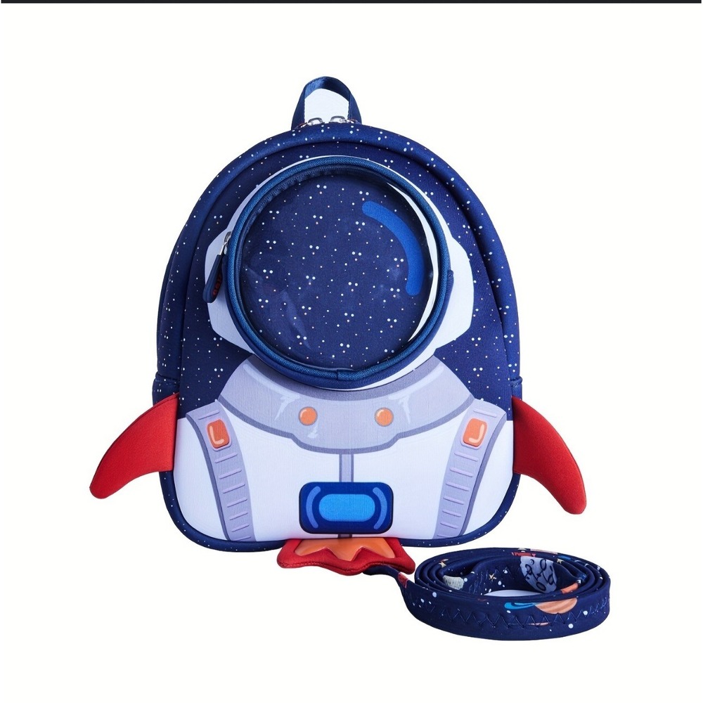 Rocket Toddler Backpack With Harness Strap Gently Pre‎ Owned